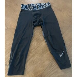 Nike Pro Hypercool Compression Pants Men's Medium Black‎ Used